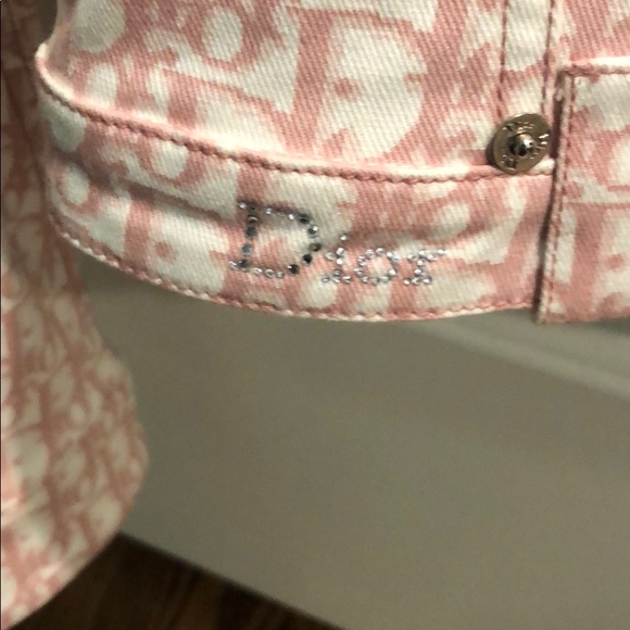 Authentic Dior pink white logo jacket size 4/36 - Picture 4 of 8